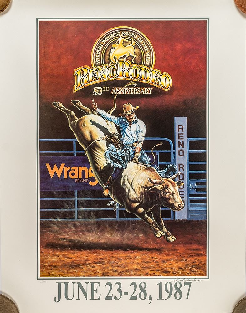 1987 Reno Rodeo Poster