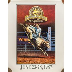 1987 Reno Rodeo Poster