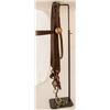 Image 1 : Cowboy Silver Bit on old Bridle w/ Glass Rosettes