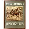 Image 1 : Framed 1983 Reno Rodeo Poster