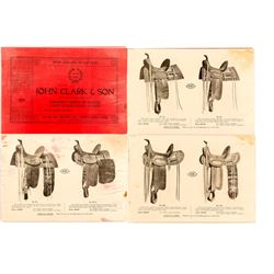 John Clark & Son Saddle Catalog (1901)