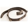 Image 1 : Leather Hat Band with Silver Conchos