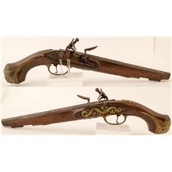 English Flintlock Pistol .52 cal. 18th-19th C