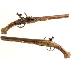 German Flintlock Pistol .60 cal.
