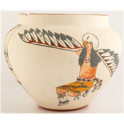 Hand Painted Pot by Pecos Rose