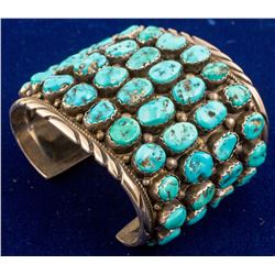 Kingman Turquoise Sterling Bracelet