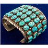 Image 1 : Kingman Turquoise Sterling Bracelet