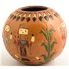 Image 1 : Painted Navajo Yei Pot by Irene & Kenneth White