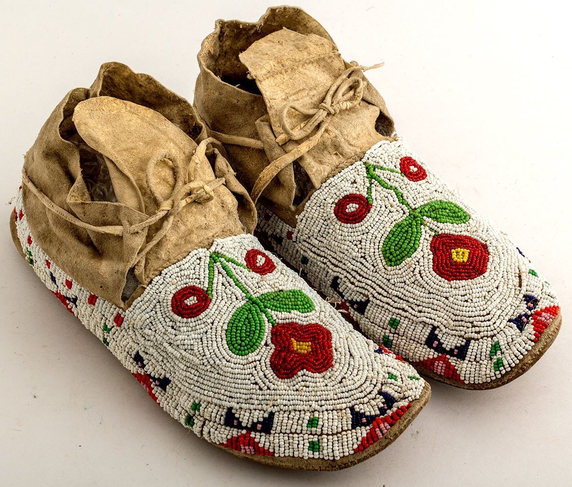 Plateau Bead Moccasins Holabird Western Americana Collections
