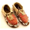 Image 1 : Quilled and Beaded Sioux Moccasins