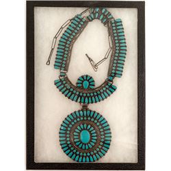 Vintage Zuni Turquoise Necklace