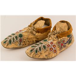 Woodland Beaded Moccasins
