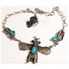 Image 1 : Vintage Necklace and Ring by Black Star