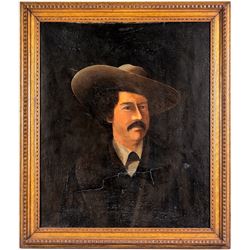 Oil Painting Portrait of Pawnee Bill