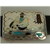 Image 10 : Zuni Inlay Concho Belt - Benjamin Becenti