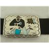 Image 4 : Zuni Inlay Concho Belt - Benjamin Becenti