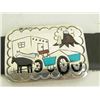 Image 7 : Zuni Inlay Concho Belt - Benjamin Becenti