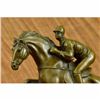 Image 2 : Hot Cast Bronze Sculpture on Marble Base Statue