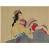 Image 3 : 3 PC Japanese Watercolour Erotic Paining on Silk