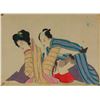 Image 7 : 3 PC Japanese Watercolour Erotic Paining on Silk