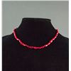 Image 1 : Chinese Red Hardstone Necklace