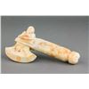Image 5 : Chinese Archaistic Style White Jade Carved Axe