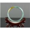 Image 3 : Burma Green and Russet Jadeite Carved Bangle