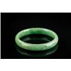 Image 1 : Burma Green Jadeite Carved Bangle