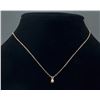 Image 2 : 10kt Yellow 0.05ct Diamond Necklace RV$200