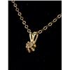Image 3 : 10kt Yellow 0.05ct Diamond Necklace RV$200