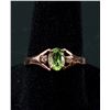 Image 1 : 10kt Rose Gold Peridot & Diamond Ring CRV$550