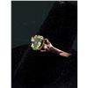 Image 2 : 10kt Rose Gold Peridot & Diamond Ring CRV$550