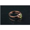 Image 3 : 10kt Rose Gold Peridot & Diamond Ring CRV$550