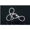 Image 1 : Sterling Silver Cubic Zirconia Infinity RingRV$180