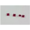 Image 1 : 3.85ct Genuine Princess Cut Ruby Gemstones RV $400