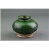 Image 2 : Chinese Dingyao Style Green Pottery Vase