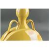 Image 2 : Chinese Yellow Ground Porcelain Moon Flask