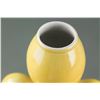 Image 3 : Chinese Yellow Ground Porcelain Moon Flask