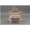 Image 1 : Chinese Mixed Silver Dragon Censer Qianlong Mark