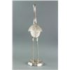 Image 4 : Chinese Silver Plated Crane Statue