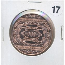 McKinkley $500 Note Style One Ounce .999 Copper Round