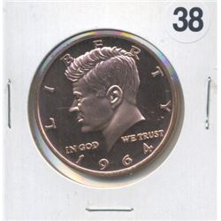 Kennedy Half Dollar Style One Ounce .999 Copper Round