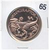 Image 1 : Velociraptor One Ounce .999 Copper Round