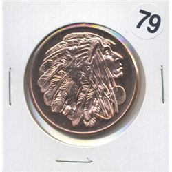 American Indian Series One Ounce .999 Copper Round