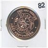 Image 1 : Fire and Rescue One Ounce .999 Copper Round