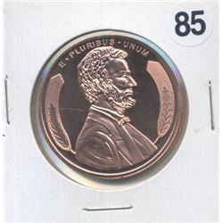Lincoln Wheat Cent One Ounce .999 Copper Round