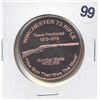 Image 1 : Winchester 73 Rifle One Ounce .999 Copper Round
