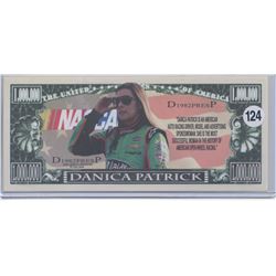 Danica Patrick NASCAR Stock Racing Million Dollar Note