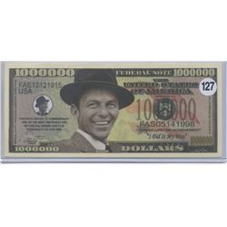 Frank Sinatra I did it My Way Million Dollar Note