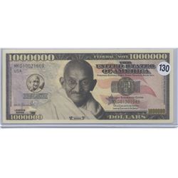 Gahndi Legends Series Million Dollar Novelty Note